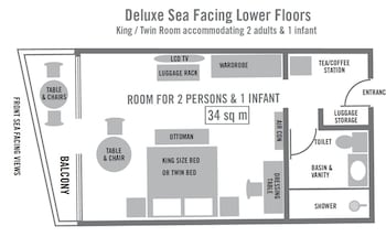 Deluxe Twin Room – Sea Facing