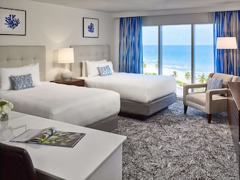 Premier Room, 2 Double Beds, Ocean View (Preferred Ocean Curve Two Doubles)