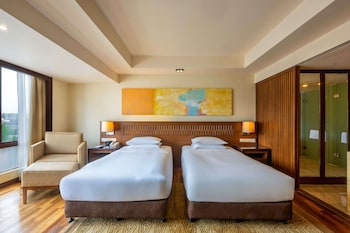 Club Room, 2 Twin Beds, Sea View