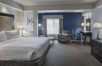 Suite, 1 King Bed with Sofa bed (Living Area)