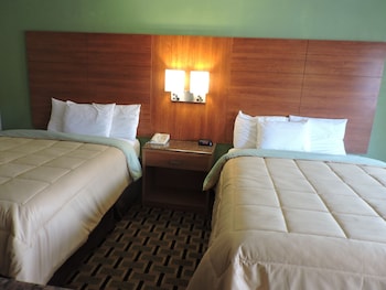 Standard Room, 2 Queen Beds, Non Smoking, Refrigerator & Microwave