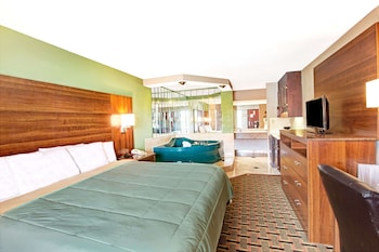 Room, 1 King Bed, Non Smoking, Refrigerator & Microwave (with Jacuzzi)