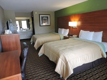 Standard Room, 2 Queen Beds, Non Smoking, Refrigerator & Microwave