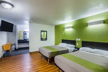 Standard Room, 2 Double Beds, Non Smoking, Refrigerator & Microwave