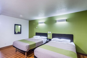 Standard Room, 2 Double Beds, Non Smoking, Refrigerator & Microwave