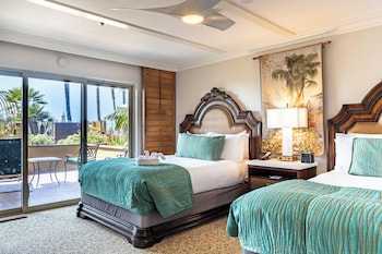Standard Room, 2 Queen Beds, Partial Ocean View