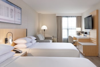 Room, Multiple Beds, City View