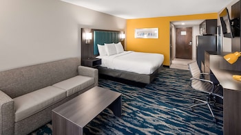 Suite, 1 King Bed, Accessible, Refrigerator & Microwave (with Sofabed)