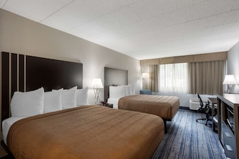 Standard Room, 2 Queen Beds, Non Smoking, Refrigerator & Microwave