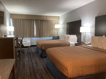 Standard Room, 2 Queen Beds, Non Smoking, Refrigerator & Microwave