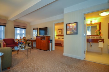 Premier Suite With King Bed - One Full Bath in Bedroom and a Half Bath in Living Room