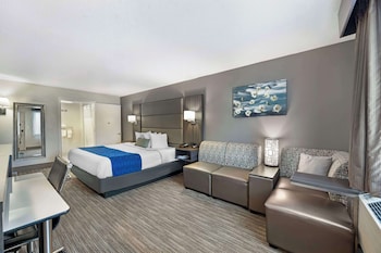 Standard Room, 1 King Bed, Non Smoking, Refrigerator & Microwave
