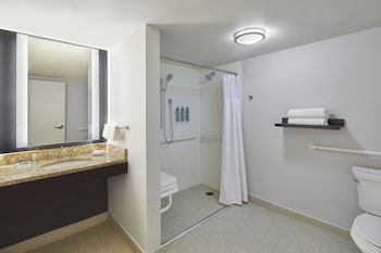 Room, 1 King Bed with Sofa bed (Mobility/Hearing Access, Roll-In Shwr)