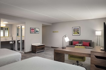 Two queen beds studio suite non smoking