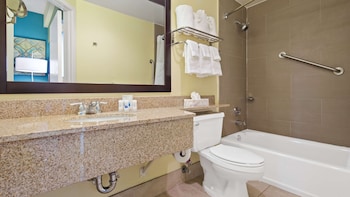 Suite, 2 Double Beds, Accessible, Bathtub (with Sofabed)