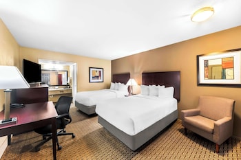 Standard Room, 2 Double Beds, Smoking, Refrigerator & Microwave