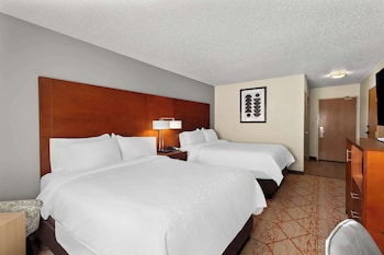 Standard Room, 2 Queen Beds, Non Smoking, Refrigerator & Microwave