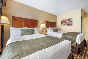 Standard Room, 2 Double Beds, Non Smoking, Refrigerator & Microwave