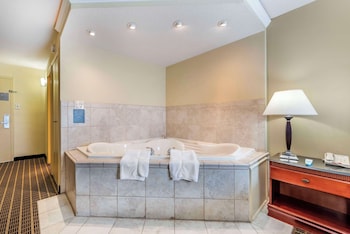 Suite, 1 Queen Bed, Jetted Tub, Pool View (Walk-in Shower)