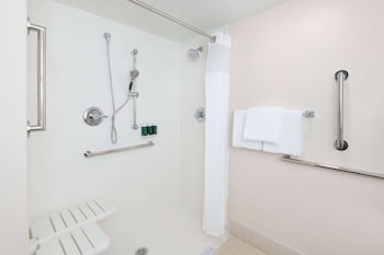 Suite, 1 Queen Bed with Sofa bed, Accessible (Mobility Roll in Shower One Bedroom)