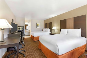 Standard Room, 2 Queen Beds, Non Smoking, Refrigerator & Microwave