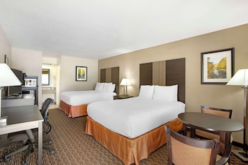 Standard Room, 2 Queen Beds, Non Smoking, Refrigerator & Microwave