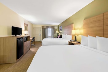 Standard Room, 2 Queen Beds, Non Smoking, Refrigerator & Microwave