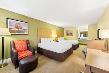Standard Room, 2 Queen Beds, Non Smoking, Refrigerator & Microwave