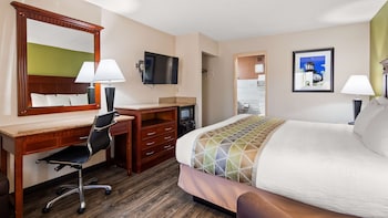 Standard Room, 1 King Bed, Non Smoking, Refrigerator & Microwave