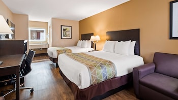 Standard Room, 2 Queen Beds, Smoking, Refrigerator & Microwave