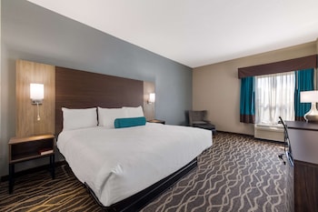 Standard Room, 1 King Bed, Non Smoking, Refrigerator & Microwave