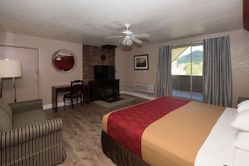 Room, 1 King Bed, Mountain View (with Fireplace)