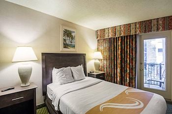 Room, Atrium Exterior, 1 Queen Bed  ( petite room, stairs only)