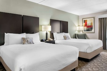 Standard Room, 2 Queen Beds, Non Smoking, Refrigerator & Microwave