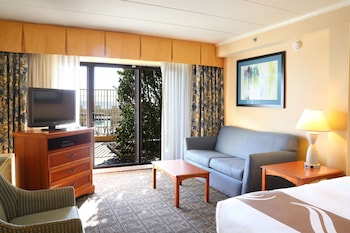 Efficiency, Ground Level, Exterior Entrance, 2 Double Beds & Sofa Bed, Non Smoking