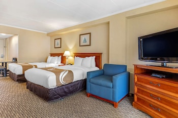 Efficiency, Ground Level, Exterior Entrance, 2 Double Beds & Sofa Bed, Non Smoking