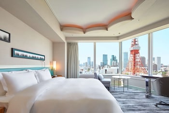 Room No.17- Panoramic Corner King Room, Non Smoking, 19-28F [Tokyo Tower View Bath Room]
