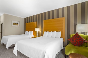 Standard Room, 2 Queen Beds, Non Smoking, Refrigerator & Microwave