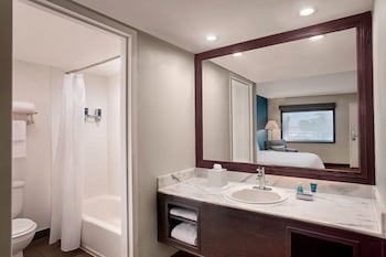 Room, 1 King Bed with Sofa bed, Pool View (Hearing Accessible)