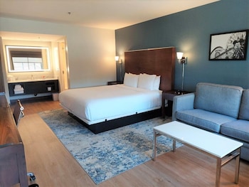 Room, 1 King Bed with Sofa bed, Pool View (Hearing Accessible)
