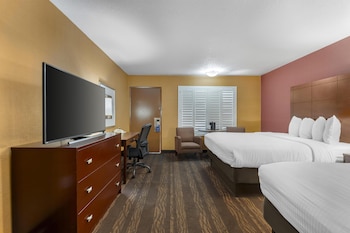 Standard Room, 2 Queen Beds, Non Smoking, Refrigerator & Microwave