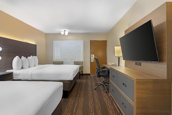 Standard Room, 2 Queen Beds, Non Smoking, Refrigerator & Microwave