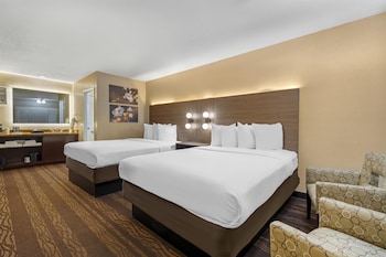 Standard Room, 2 Queen Beds, Non Smoking, Refrigerator & Microwave
