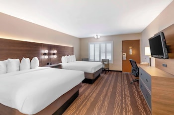 Standard Room, 2 Queen Beds, Non Smoking, Refrigerator & Microwave