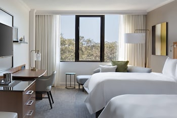 Room, 2 Double Beds, Tower (Mobility Accessible, Roll-In Shower)