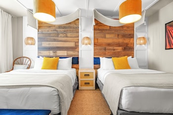 Standard Double Room, 2 Queen Beds, Balcony, Lagoon View