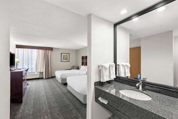 Standard Room, 2 Queen Beds, Non Smoking, Refrigerator & Microwave