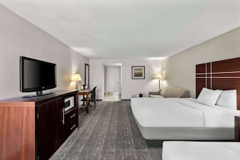 Standard Room, 2 Double Beds, Non Smoking, Refrigerator & Microwave (with Sofabed)