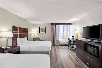 Standard Room, 2 Queen Beds, Non Smoking, Refrigerator & Microwave (1st Floor;Pet Friendly)