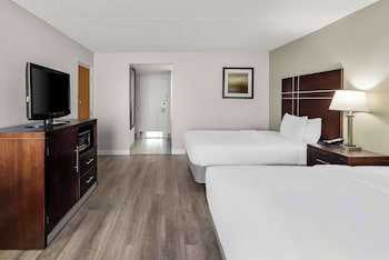 Standard Room, 2 Queen Beds, Non Smoking, Refrigerator & Microwave (1st Floor;Pet Friendly)